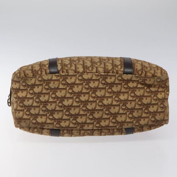 DIOR Trotter Canvas Hand Bag Brown - Picture 9 of 12